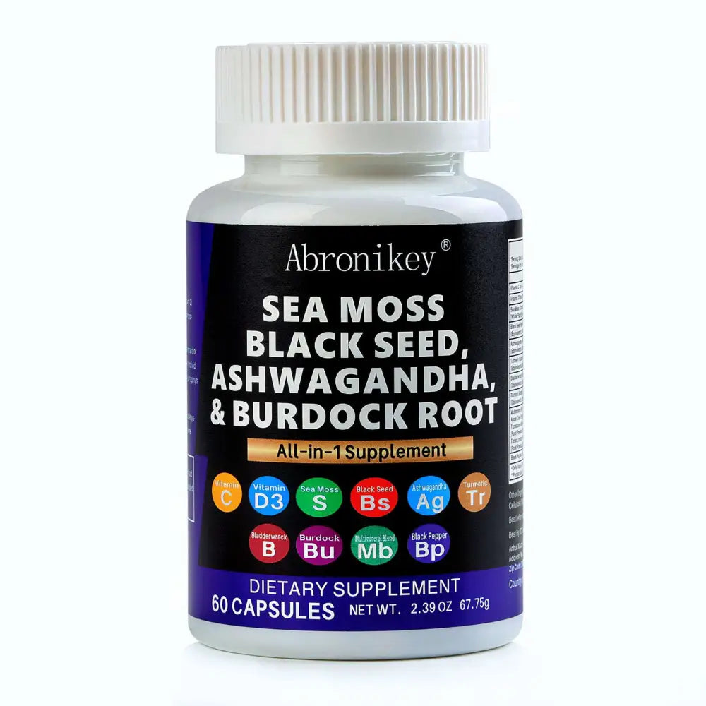 Sea Moss and Black Seed Oil 60 Capsules
